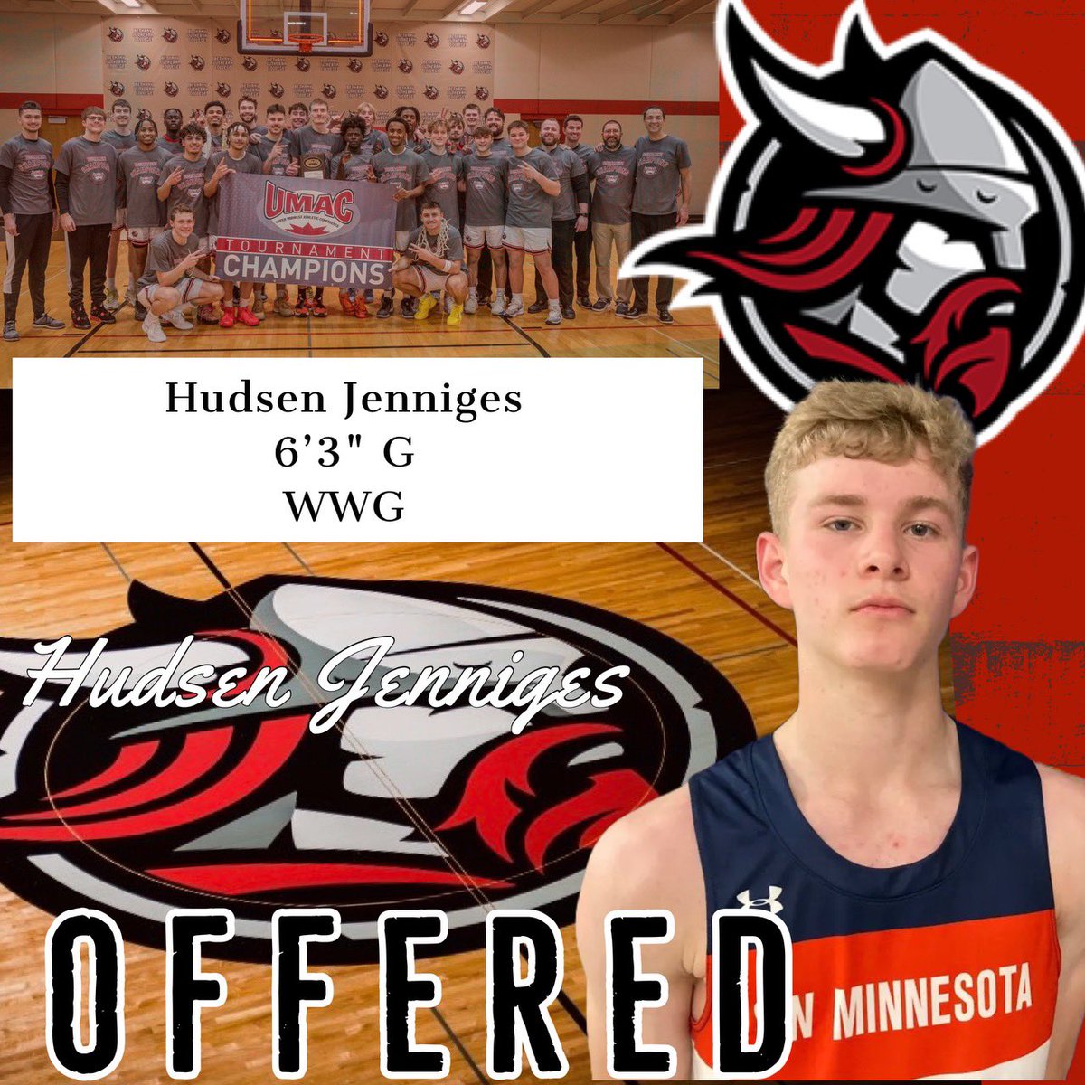 Hudsen Jenniges (@hudsenjenniges) on Twitter photo After an amazing visit with <a href="/CoachPolesky3/">Brandon Polesky</a> and <a href="/Coach_Garvin35/">Pat Garvin</a> I’m blessed to receive an offer from <a href="/BLC_MensHoops/">Vikings Men's Basketball</a>!! After an amazing visit with <a href="/CoachPolesky3/">Brandon Polesky</a> and <a href="/Coach_Garvin35/">Pat Garvin</a> I’m blessed to receive an offer from <a href="/BLC_MensHoops/">Vikings Men's Basketball</a>!!