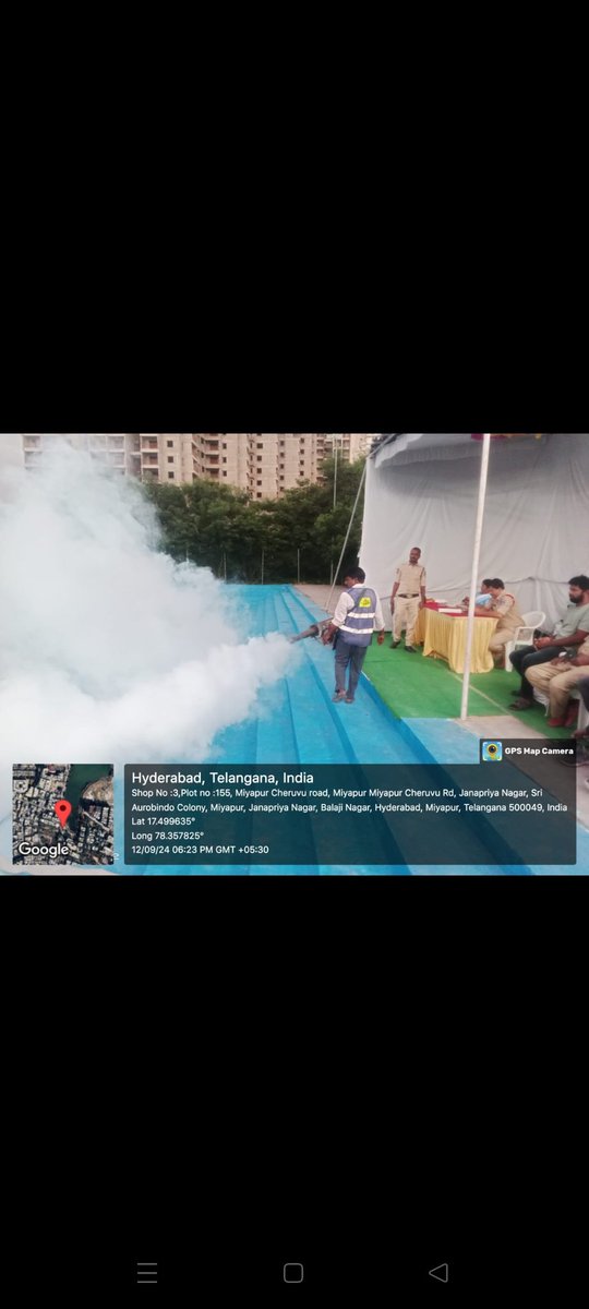 DC CHANDANAGAR (@dc21ghmc) on Twitter photo Fogging activities at , Miyapur & Deepthi Sri Nagar Miyapur circle-21 Chanda Nagar GHMC #Hyderabad #GHMC #CleanandGreen <a href="/CommissionrGHMC/">Commissioner GHMC</a> <a href="/gadwalvijayainc/">Vijayalaxmi Gadwal, GHMC MAYOR</a> <a href="/GHMCOnline/">GHMC</a> <a href="/PrlsecyMAUD/">Prl Secy MAUD.</a> <a href="/ZC_SLP/">ZC SERILINGAMPALLY ZONE GHMC</a> Fogging activities at , Miyapur & Deepthi Sri Nagar Miyapur circle-21 Chanda Nagar GHMC #Hyderabad #GHMC #CleanandGreen <a href="/CommissionrGHMC/">Commissioner GHMC</a> <a href="/gadwalvijayainc/">Vijayalaxmi Gadwal, GHMC MAYOR</a> <a href="/GHMCOnline/">GHMC</a> <a href="/PrlsecyMAUD/">Prl Secy MAUD.</a> <a href="/ZC_SLP/">ZC SERILINGAMPALLY ZONE GHMC</a>