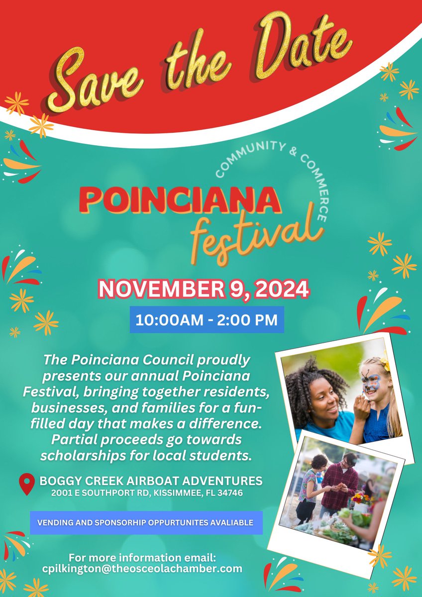 Poincianafest is less than 60 days away!!!