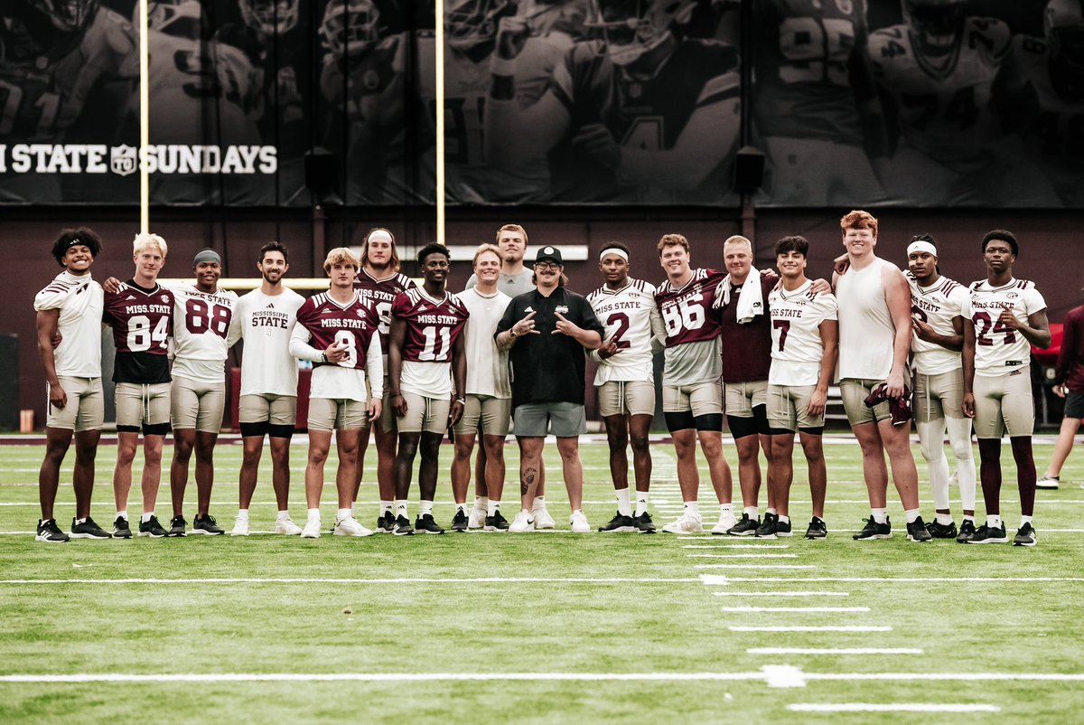 Shoutout to our guy <a href="/HardyMusic/">HARDY</a> for stopping by practice today!

Don’t miss the show tomorrow night at Dudy Noble! 🎟️ » hailst.at/HardyTix

#SHOWTIME | #HailState