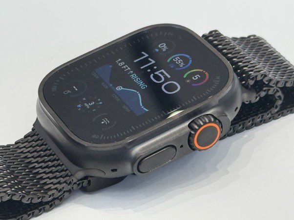 metacom79's tweet image. #AppleWatchUltra2 in Schwarz plus neues #MilaneseLoop aus Titan!

Aber keine Spezifikations-Upgrades!