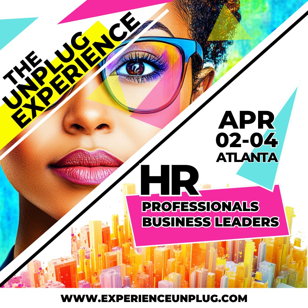 thehrplug's tweet image. 🚨 Corporate America has it wrong 🚨 It's time to rethink how we manage our relationship with work. The UNPLUG Experience is back to help you reshape your career, unlock new income streams, and make the workplace work for YOU! 💼💡

📅 April 3-4, 2025
🎟️ Tickets available now!