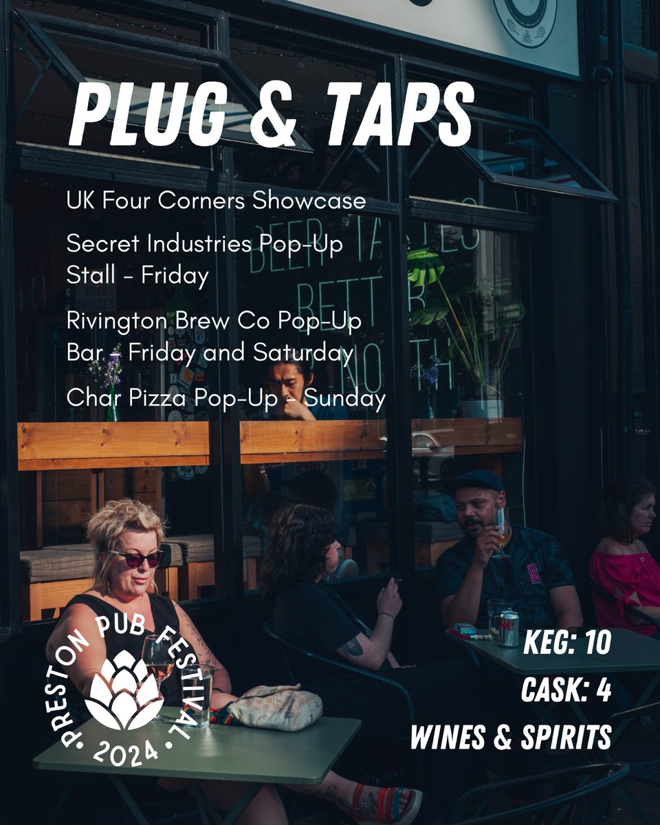 Plug &amp; Taps for  #PrestonPubFest2024