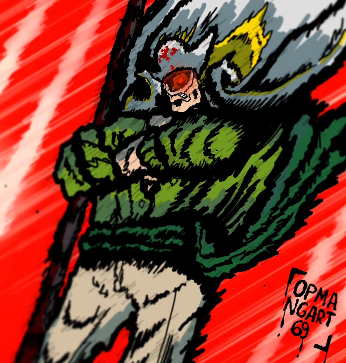 opmangart69's tweet image. I was told to reproduce the scene where Garp lands on Hive Island, Whitebeard version
#onepiece #whitebeard #garp #opdw69 #opmangart69 #ワンピース #onepiece #luffy