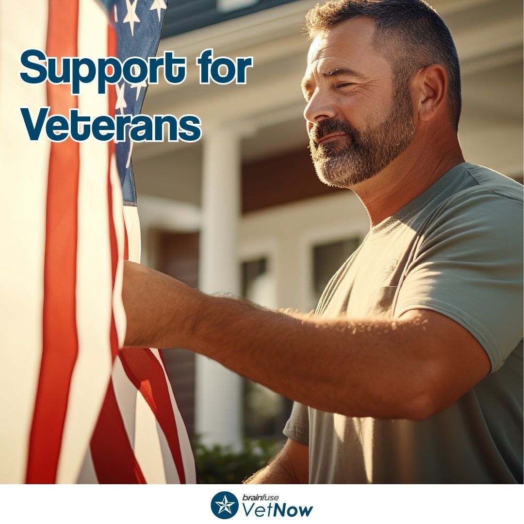 NSPLibrary's tweet image. #VetNow: Need support transitioning to civilian life? 🤔 Brainfuse VetNow offers free online resources and tutoring. From resume-building to job searching, we&apos;ve got you covered. Visit: buff.ly/3UQSJCl to get started. #VeteransServices #Brainfuse #Library