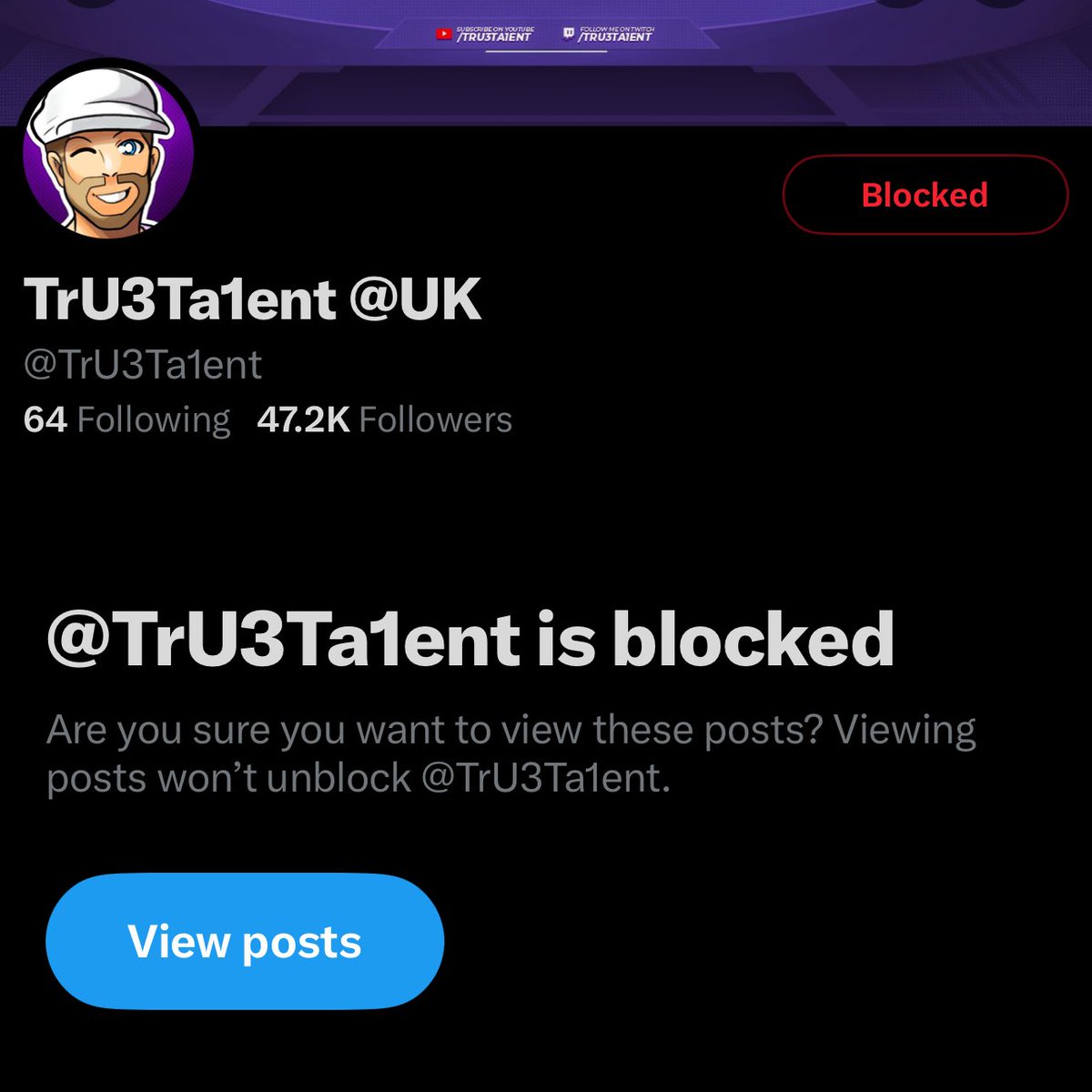 hillbilly got nerfed so I blocked tru3ta1ent