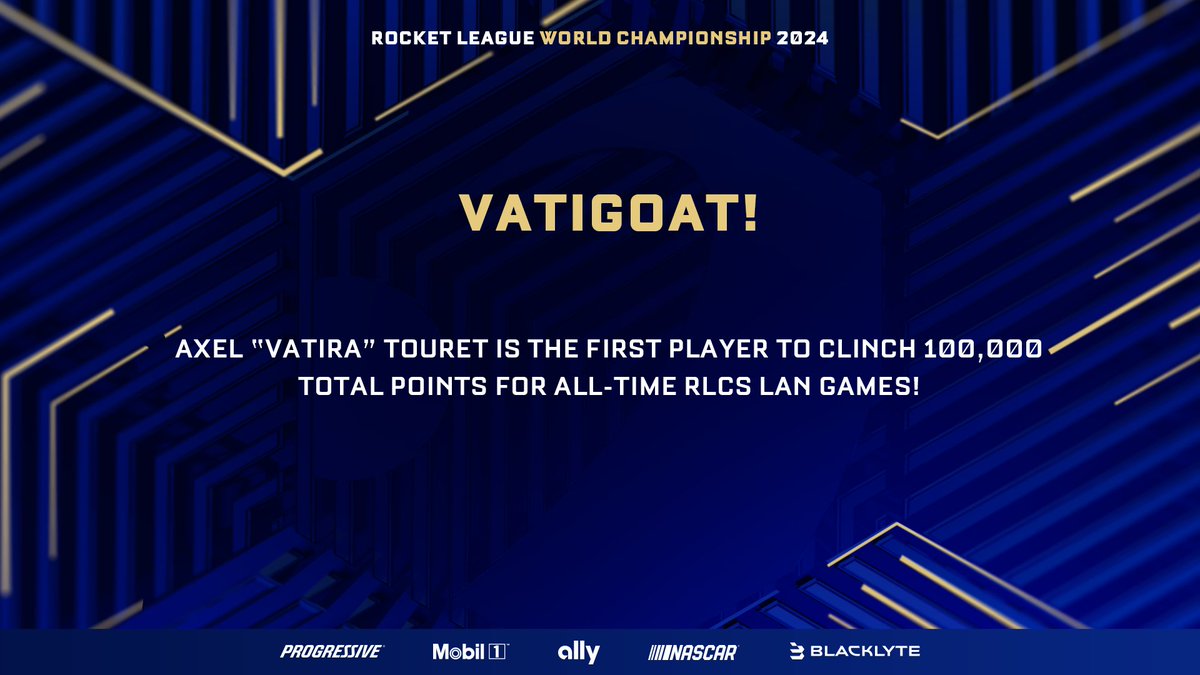 RLEsports's tweet image. VATIGOAT! 🐐

@Vatira5 @KarmineCorp #RLCS