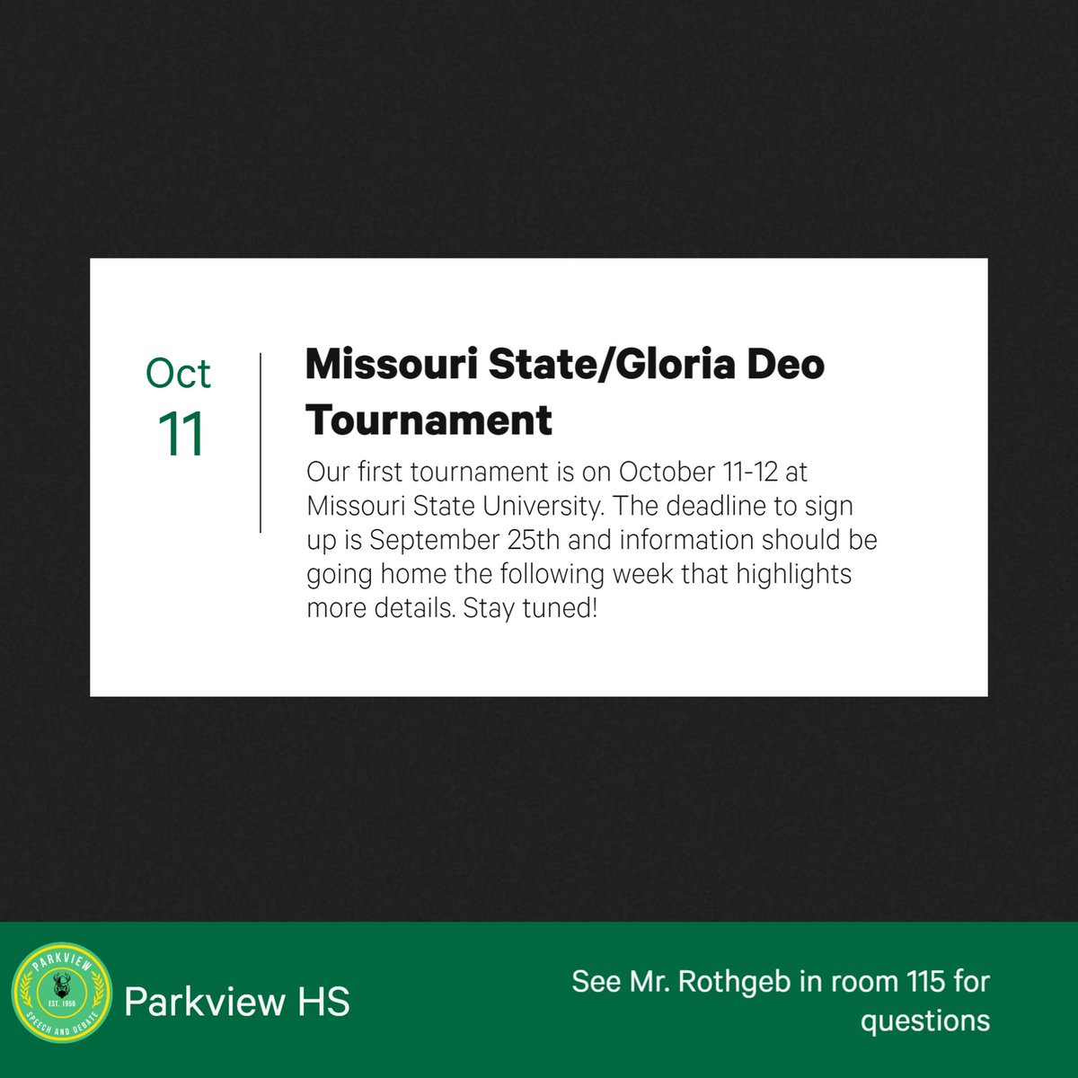 Parkview Speech & Debate tweet media