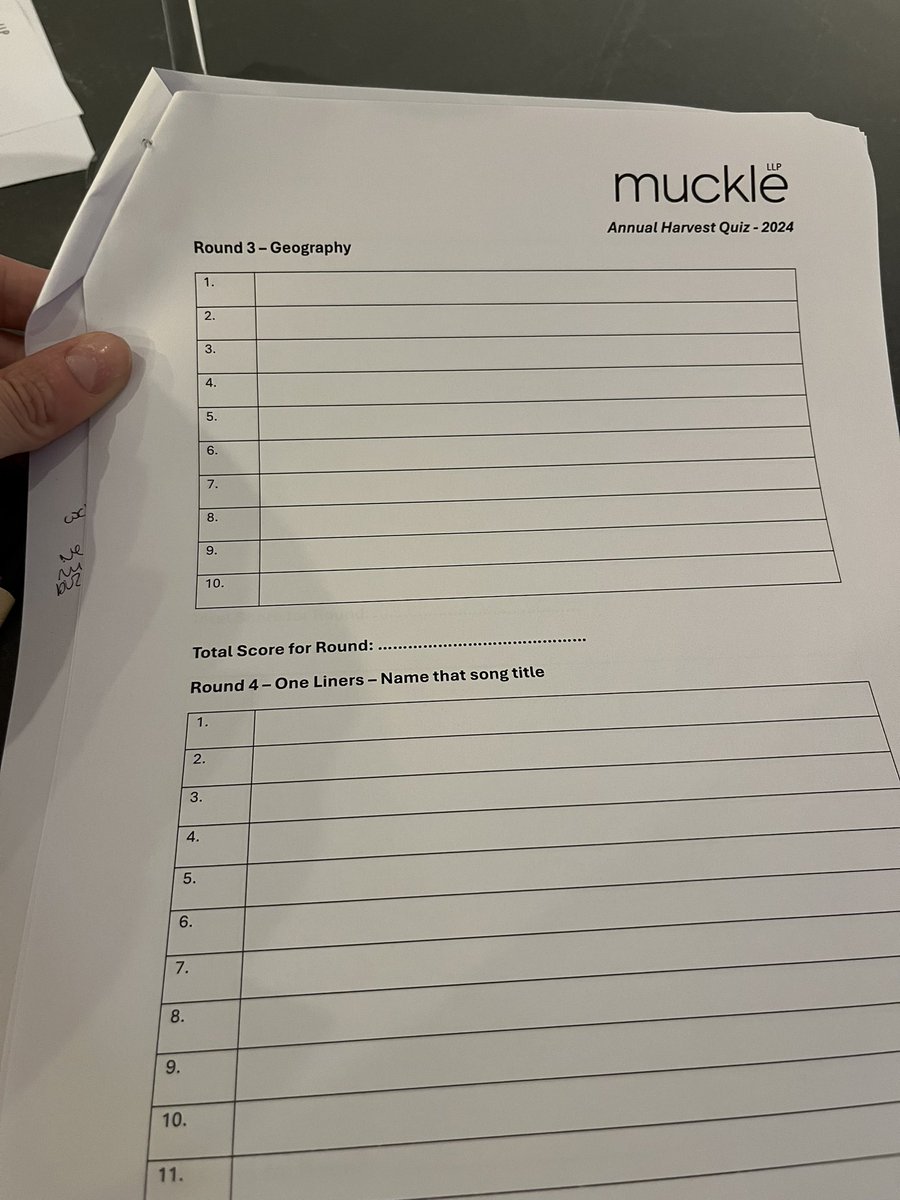 AlexandraBlenk1's tweet photo. @MuckleLLP and @CountryTrust Harvest Quiz, let’s do this! https://t.co/JLozmFblF2