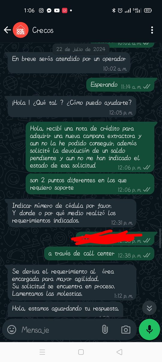 andreax3k's tweet photo. @crecos_ec @DEFENSORIAEC @crecos_ec Más de 4 meses que tienen escalando mi caso y yo estoy pagando un producto que no tengo con mi tarjeta @BancoPacificoEC  @DEFENSORIAEC  QUIERO MI DINERO DE VUELTA https://t.co/Dhli3RyVHz