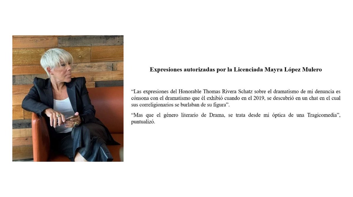 Luego que Thomas Rivera Schatz tildó de "dramática" a <a href="/mlopezmulero/">Mayra Lopez Mulero</a>, la licenciada López Mulero contesta. 

Lea sus expresiones aquí. 👇🏽