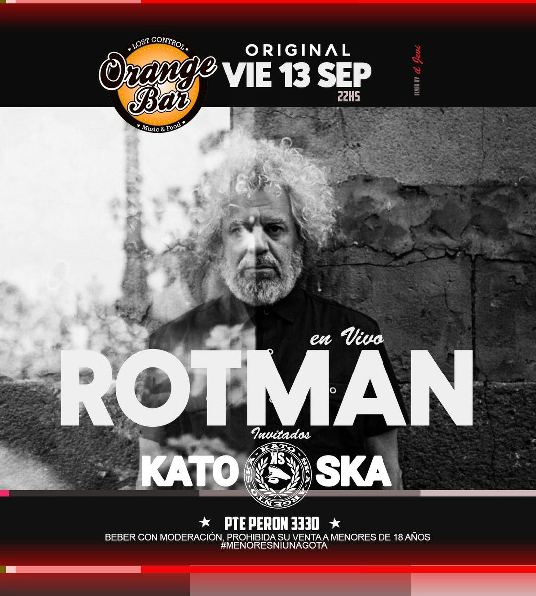 Este Viernes 21:30 Orange Bar San Martin
#ska #2tone #skamusic #skaargentino #katoska #nuevoshow #orangebar #gralsanmartin #amba #bsas #argentina