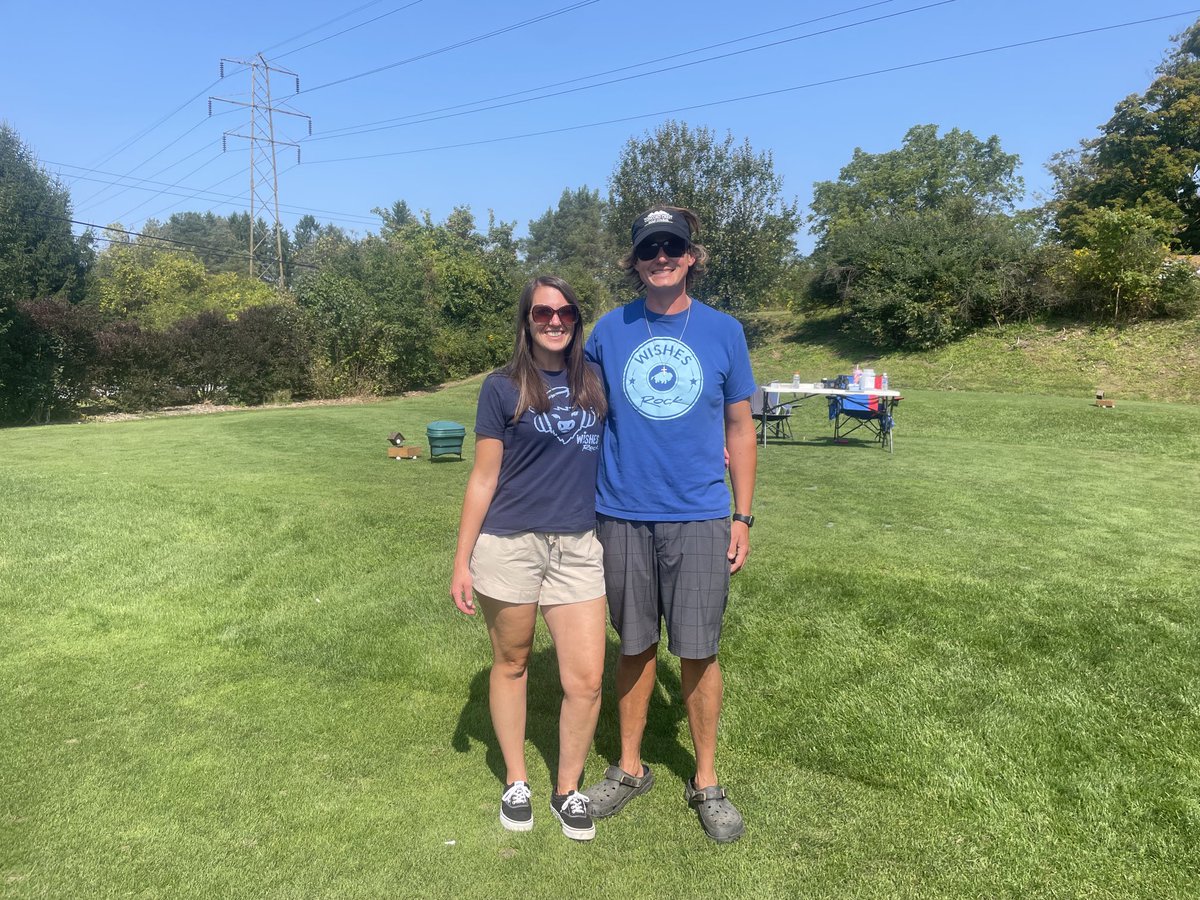 TheCrestKeeper's tweet photo. Working the Vegas hole with my bestie for the 3rd annual @makeawishwny tournament today, listening to @97RockBuffalo #KickSomeAss #WishesRock https://t.co/NCz5W2o7Ji