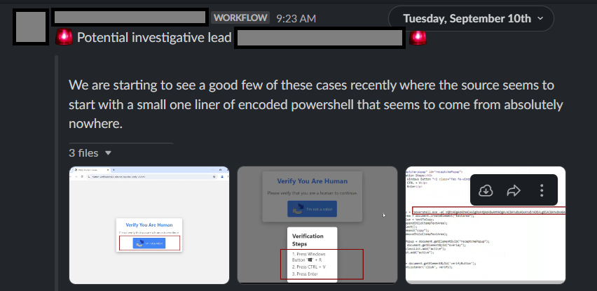 _JohnHammond's tweet image. Actually yes, we saw a case of that same lure earlier this week. :) Cutesy copy-pasta, I am trying to weight if it is worth a video or not 😅