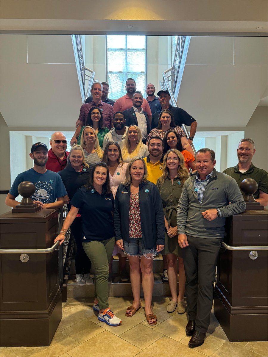 Our smiling sales crew and leaders proudly wear their "Ask Me Why" pins in observation of Suicide Prevention Month. Read our latest blog: hubs.ly/Q02PKxh40

#EveryConversationCounts #SuicidePrevention #StudentSafety #MentalHealthAwareness #K12 #Education