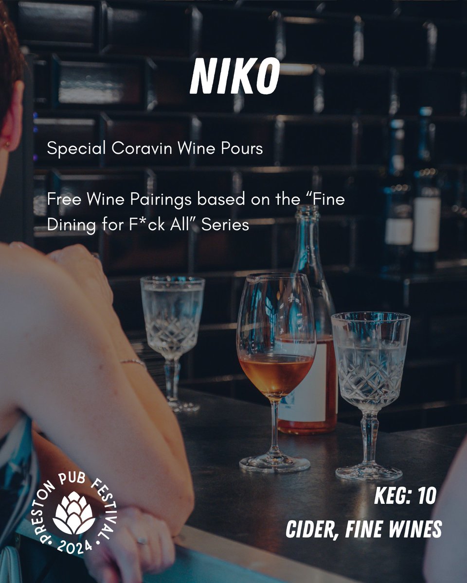 Niko for #PrestonPubFestival2024