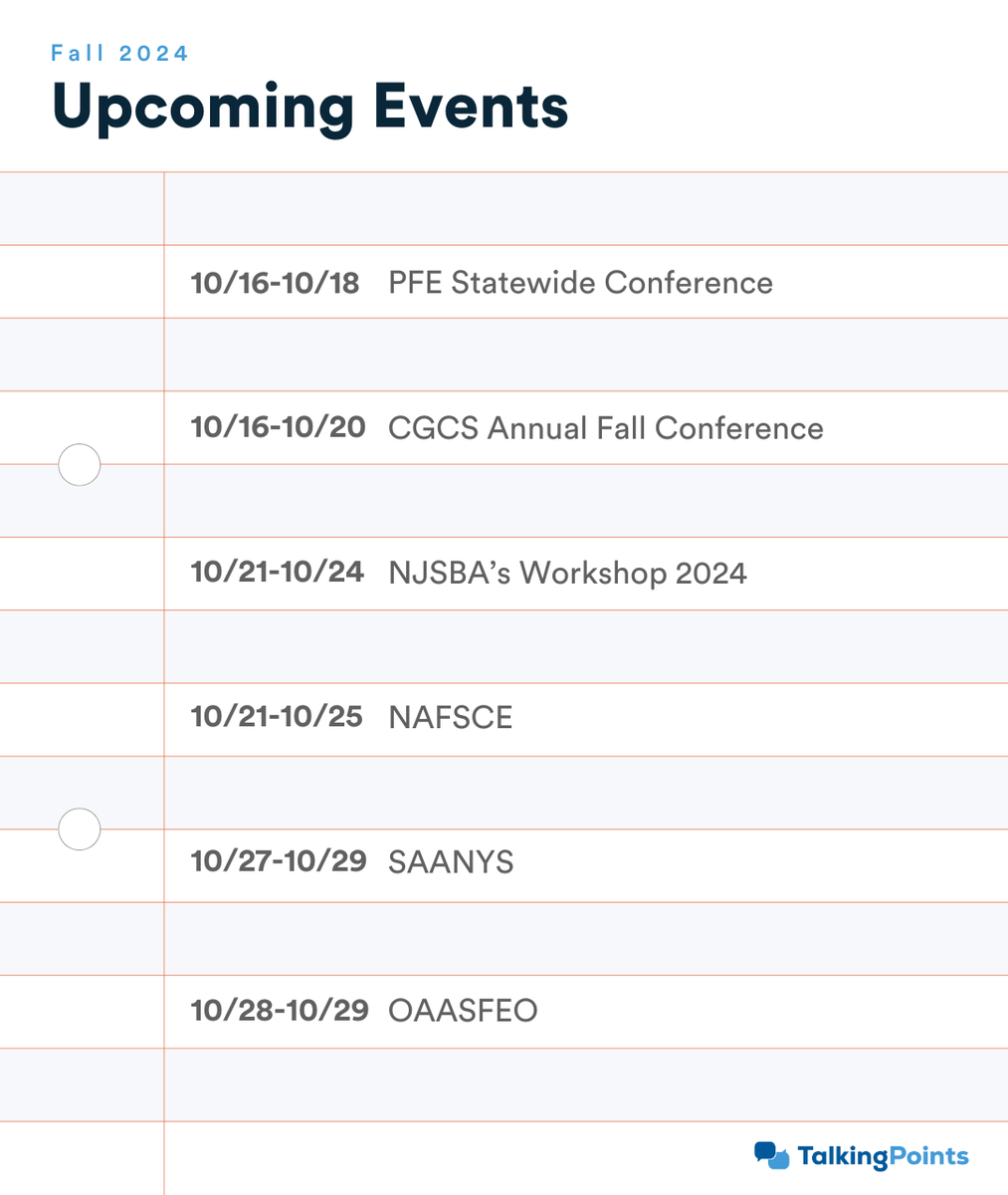 TalkingPointsEd's tweet photo. Will we see you on the road this fall?  #edconference #familyengagement

@gacis1971 @midtesol @masscue @pfetexas @GreatCitySchls @njsba @nafsce @saanys https://t.co/0BTR35fNSx