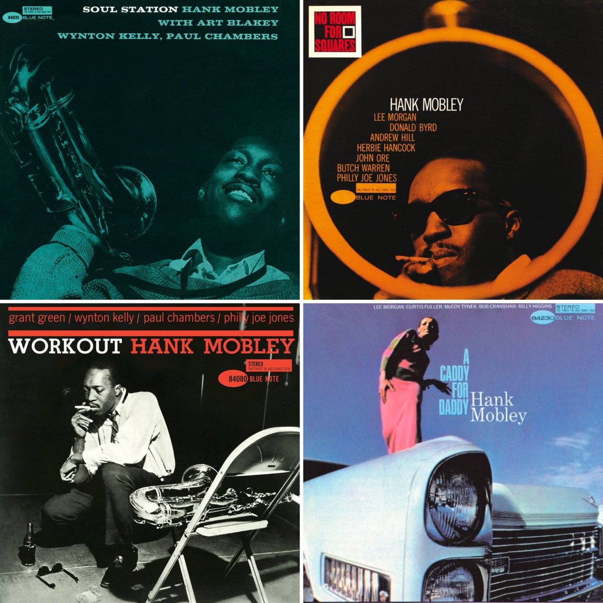 3rdstreetjazz's tweet photo. You’re taking a two hour drive and you ONLY have these FOUR CD’s in your car. Which ONE are you listening to FIRST? #Jazz #HankMobley #BlueNoteRecords #JazzQuestion https://t.co/ibkTuLRQuY