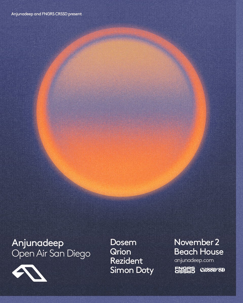 FNGRS CRƧSD (@fngrsxcrssd) on Twitter photo The lineup for <a href="/Anjunadeep/">Anjunadeep</a>'s showcase at #PalmsBeachClub has arrived 🌴
Tickets are on sale for the show on Saturday, November 2nd at Beach House.
GET TICKETS >>> showclix.com/event/fngrs-cr… The lineup for <a href="/Anjunadeep/">Anjunadeep</a>'s showcase at #PalmsBeachClub has arrived 🌴
Tickets are on sale for the show on Saturday, November 2nd at Beach House.
GET TICKETS >>> showclix.com/event/fngrs-cr…
