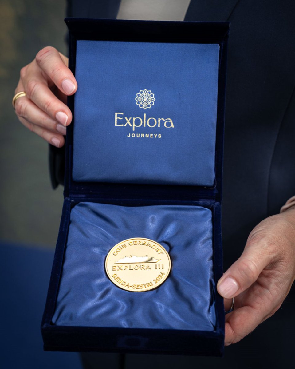 ExploraJourneys's tweet image. Today, we celebrated a triple milestone! ✨
 
At the @Fincantieri shipyard in Sestri Ponente, we marked the delivery of EXPLORA II. We also celebrated the keel laying of LNG-powered EXPLORA III and the steel cutting of EXPLORA IV.