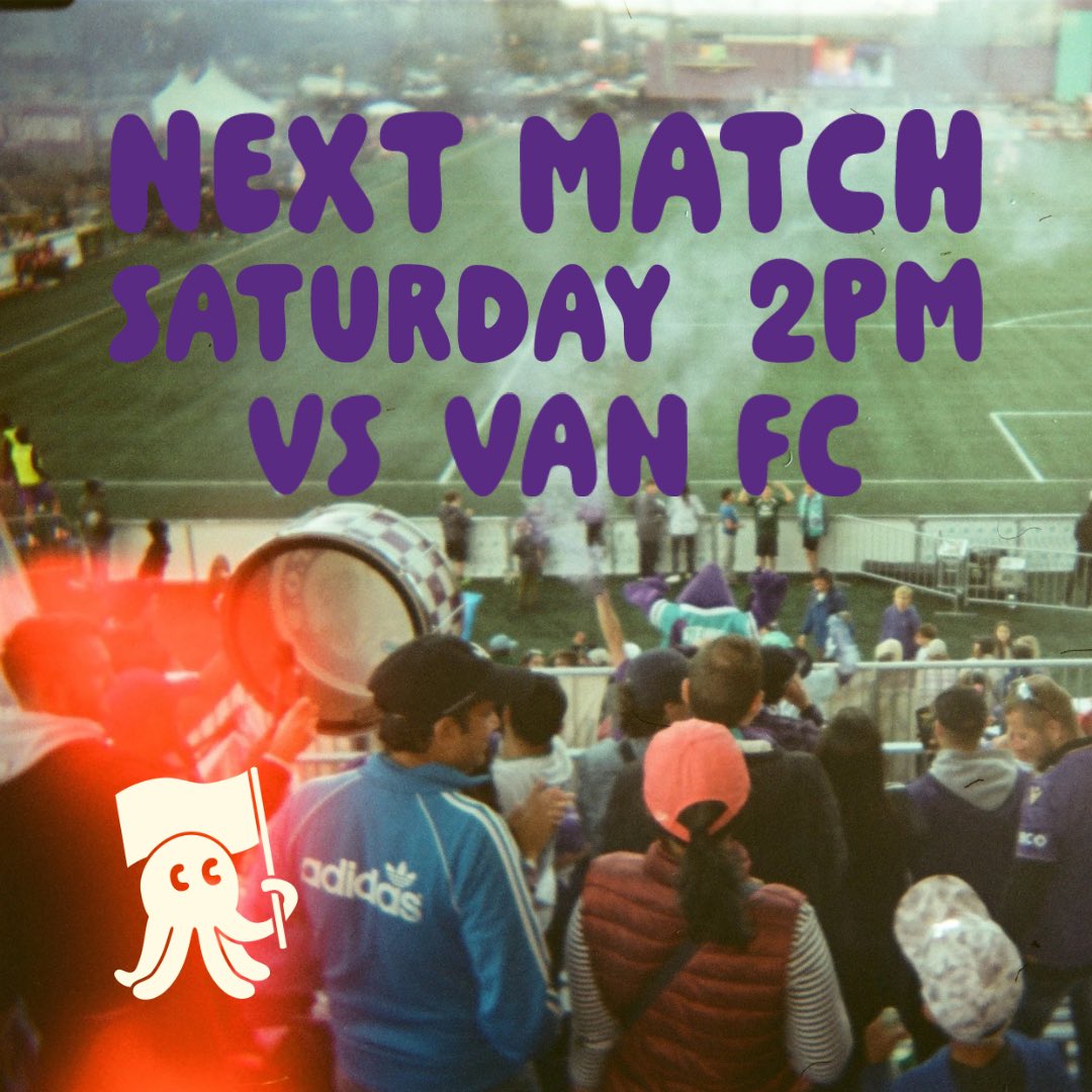 The season hangs in the balance. It’s derby day. Come out and support, the boys need you! 🐙 
#ForTheIsle
🎟️: calamaricollective.ca/game-tickets
