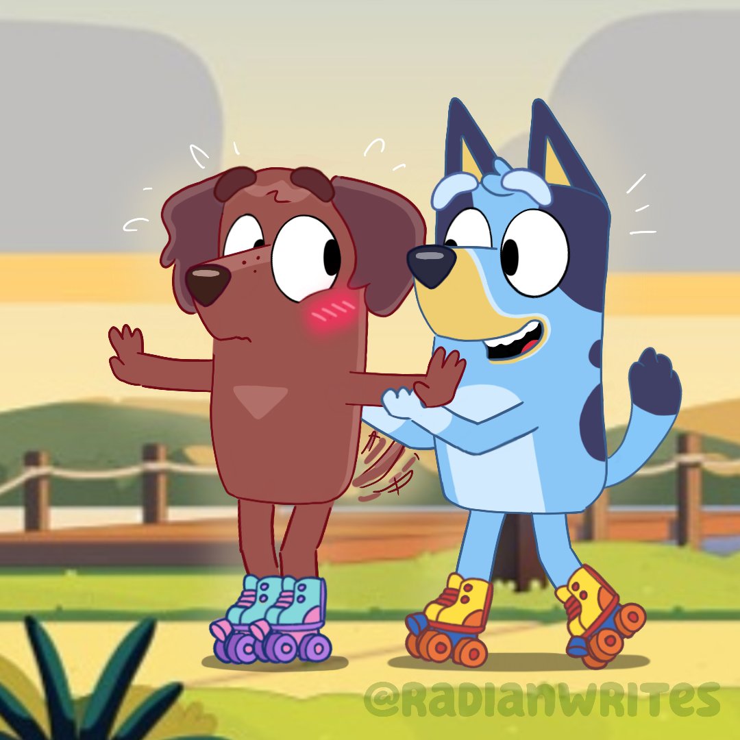 radianwrites's tweet photo. Out in the Park 🛼

#bluey #blueytwt #blueyart #blueyfanart https://t.co/1s0gpuE9eE