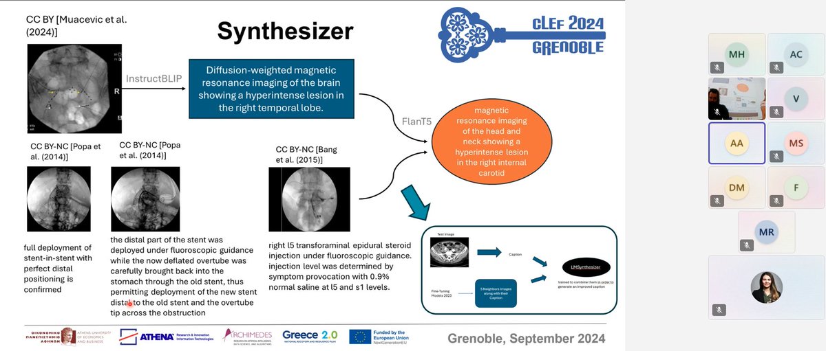 AsmaBenAbacha's tweet image. #CLEF2024 Great presentations from the Radiology Image Captioning Task ➡️ imageclef.org/2024/medical/c…
- Overview paper describing the task, data, methods & results of the 14 participating teams: ceur-ws.org/Vol-3740/paper…
- Co-organized with @albagarciaseco, Christoph Friedrich,…
