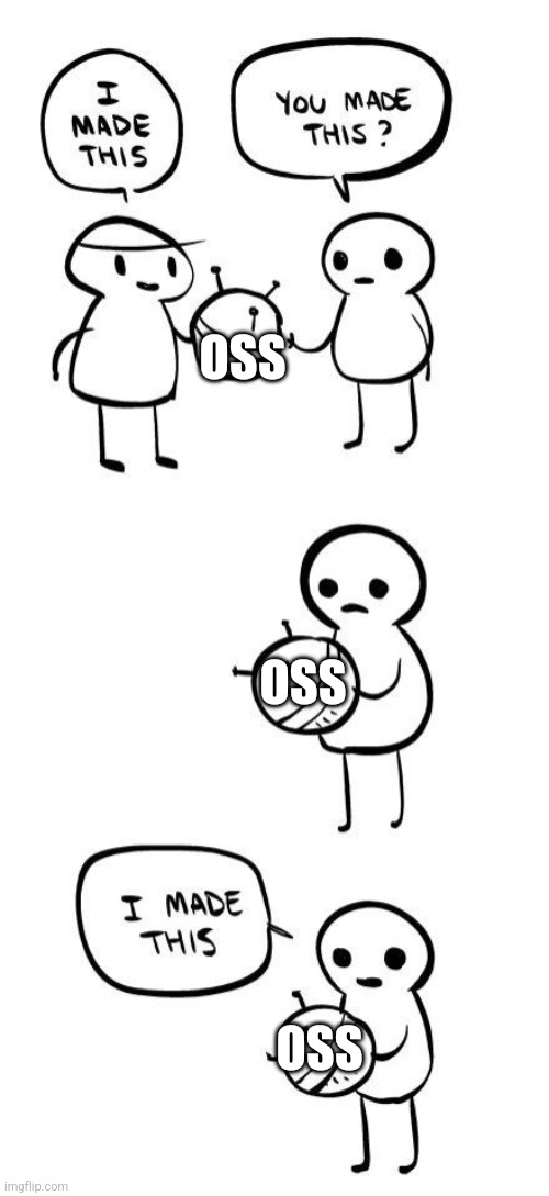 blockiosaurus's tweet image. 👏Stop👏repackaging👏open👏 source👏software👏 without👏 attribution👏