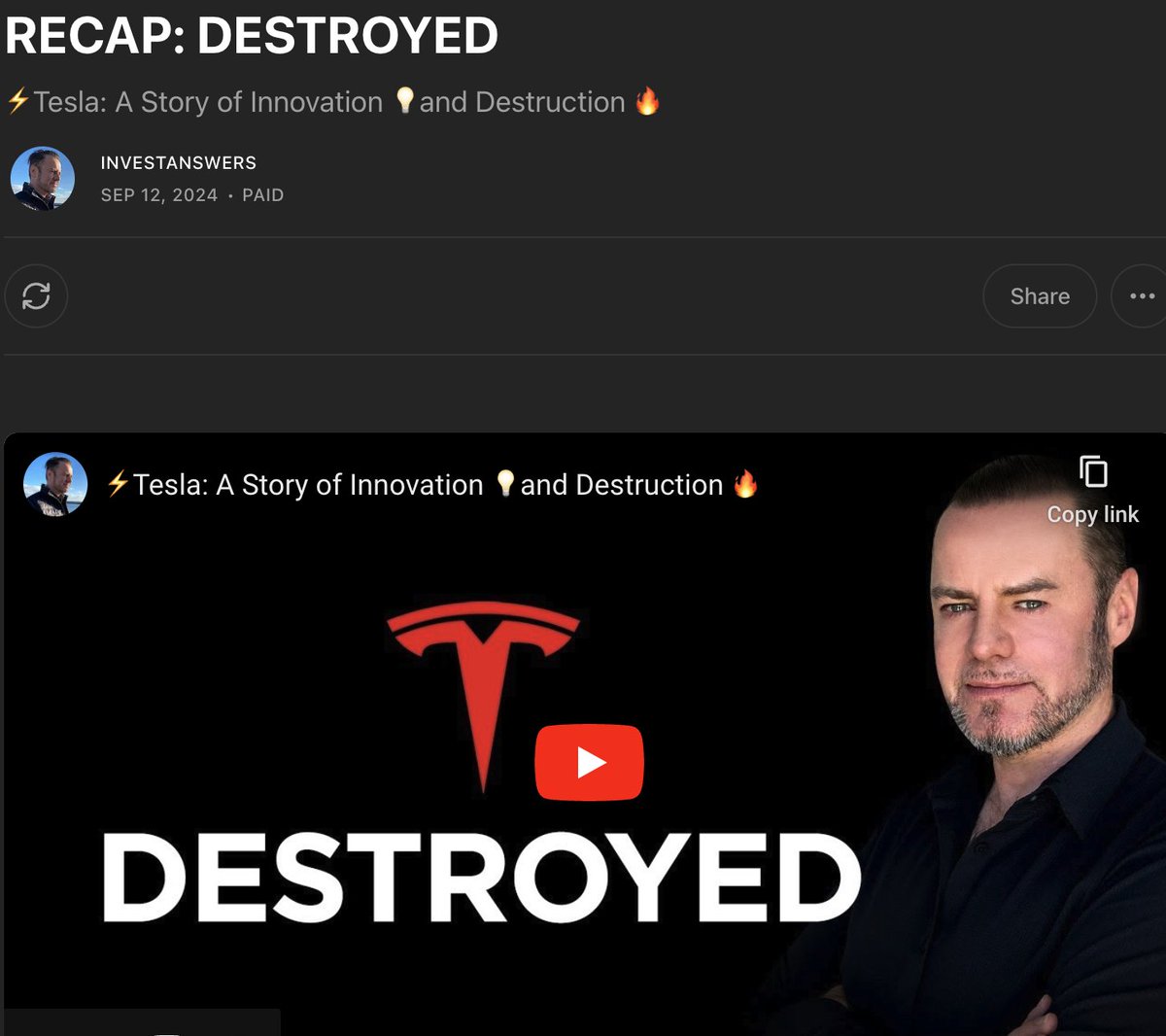 Investanswers's tweet photo. 🚀 Tesla's #Muskruption is reshaping industries! From AI-driven cars to revolutionary manufacturing, the competition is crumbling. Discover how innovation is leaving giants like VW and BMW in the dust. The future is here, and it's electric! ⚡️ https://t.co/cOtpqzxlTT https://t.co/pHgvhPLgFn