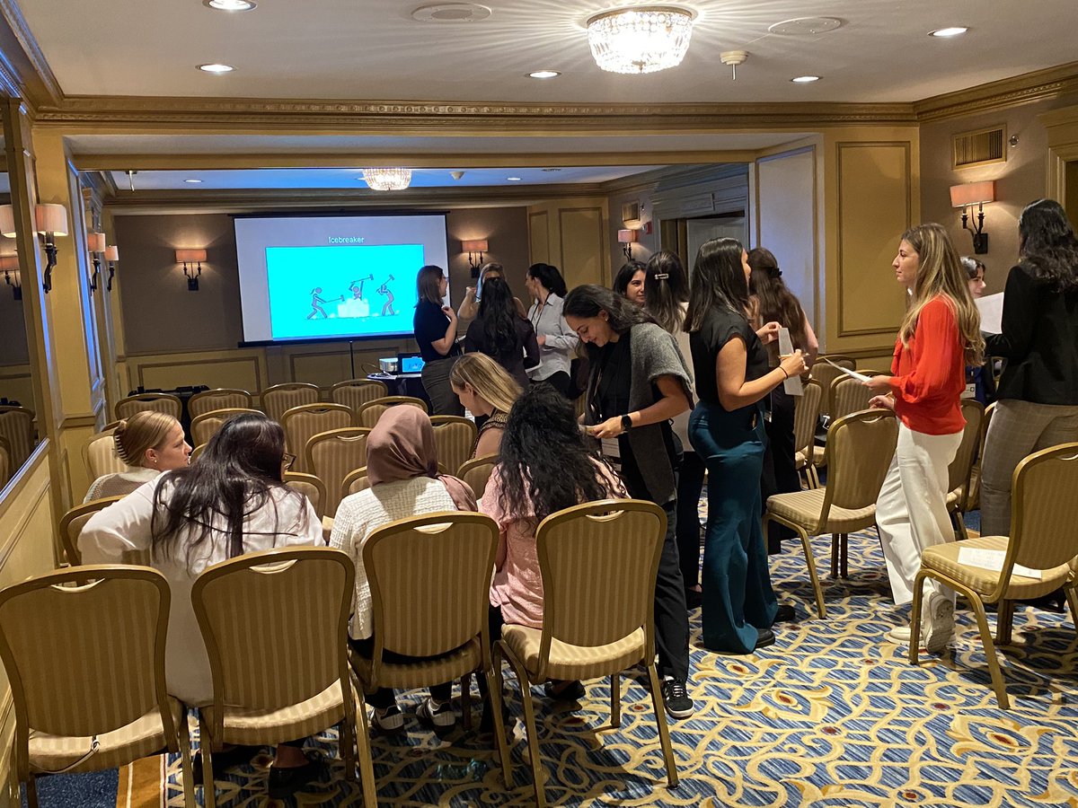 <a href="/WimedicineOrg/">Women In Medicine®</a> preconference started off with orientation for our amazing student ambassadors! This included icebreaker 🧊 bingo where students already started networking and connecting with each other #WIMStrongerTogether