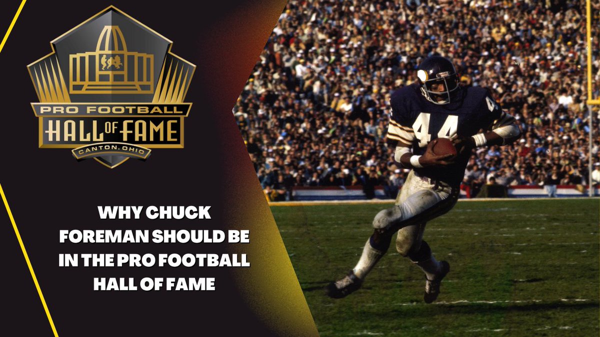 Many of you have asked why Im not in the Pro Football Hall of Fame or have even assumed I am. That call has yet to come but I hope that changes. I have been working with some local fans on putting my case for the HOF together. 

We have put together a video, info packet and