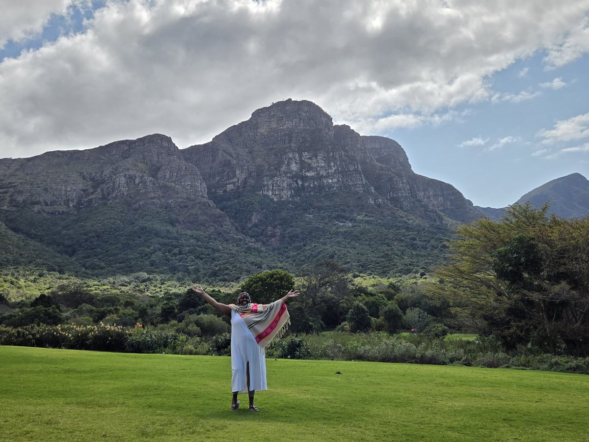 Friends, never officially announced
 I was awarded TENURE + PROMOTION!! I'm now Associate Professor and continue to serve as the Associate Director of the Center for Arts, Migration, &amp; Entrepreneurship. 📸 Capetown, South Africa presenting at a conference last week. Grateful