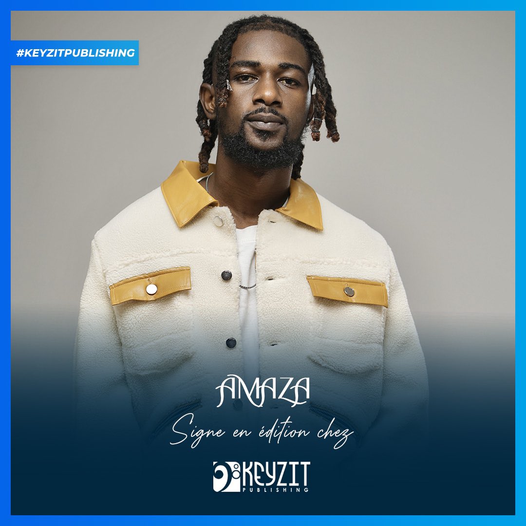 keyzit_tchad's tweet image. [𝐊𝐄𝐘𝐙𝐈𝐓 𝐏𝐔𝐁𝐋𝐈𝐒𝐇𝐈𝐍𝐆]
Nous sommes heureux de vous annoncer la signature en édition du talentueux artiste guinéen @AmazaOfficiel 🇬🇳 

#Amaza #KeyzitPublishing #KeyzitGuinee #Keyzit #AfricanMajor