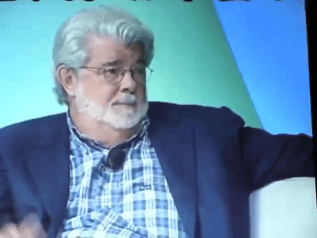 SaltierThnCrait's tweet photo. George Lucas in 2010 saying that big studios would never do something like the Prequels and instead remake the OT over and over again in an Episode 7,8,9 https://t.co/WgPSc5dgVD https://t.co/G3hns4sNhk