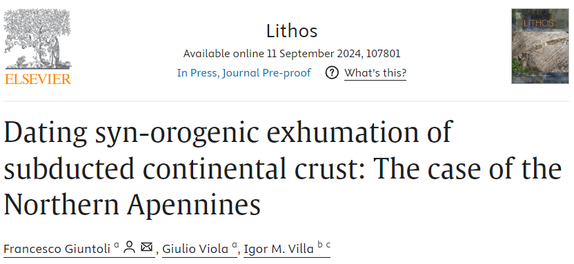 Deformation, Fluids, Tectonics Group #UniBO (@dft_unibologna) on Twitter photo DFT paper alert!
Are you interested in how to date syn-orogenic exhumation of subducted continental crust?
Giuntoli F, <a href="/transtension/">giulio viola</a> and Villa IM provide new 40Ar/39Ar age data for two continental tectonic units of the Northern Apennines.
Lithos👉sciencedirect.com/science/articl… DFT paper alert!
Are you interested in how to date syn-orogenic exhumation of subducted continental crust?
Giuntoli F, <a href="/transtension/">giulio viola</a> and Villa IM provide new 40Ar/39Ar age data for two continental tectonic units of the Northern Apennines.
Lithos👉sciencedirect.com/science/articl…