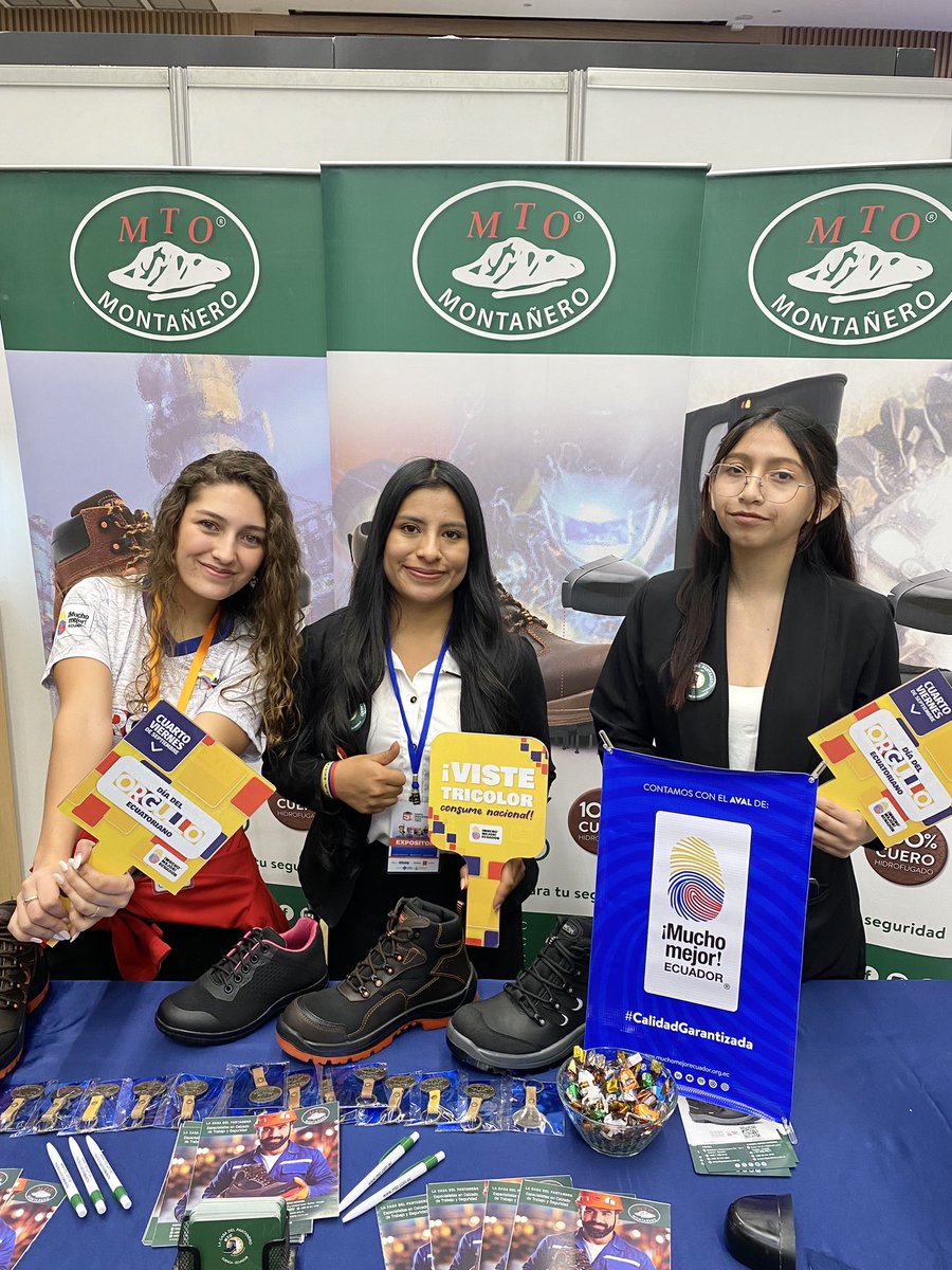 Ecuador_calidad's tweet photo. Estamos en la Expo Industria 2024 Cuenca y nos alistamos ya para el #DíaDelOrgulloEcuatoriano 💛💙❤️🇪🇨 

Visita los stands de CALZADO LA CASA DEL PANTANERO , @cartopel y #ItlligenCloud este 12 y 13 de septiembre 🙌🏼
@cipemec 
Orgullosos de #UnPaísQueNosInspira  🇪🇨
.
.
.

#DíaDelOrgulloEcuatoriano #DejemosHuellaJuntos
 #orgulloecuatoriano
 #vistetricolor #consumelocal #UnPaísQueNosInspira 
 #MuchoMejorEcuador #EcuadorEsÚnico