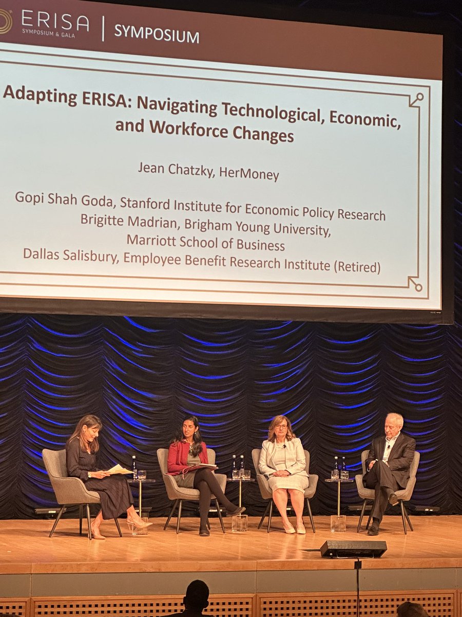 Fantastic dialogue on how ERISA came to be, how it protects millions of Americans and how it should evolve. ACLI IS proud to be part of the host committee for #erisa50 Symposium &amp; Gala. <a href="/ACLINews/">ACLINews</a> #retirement #healthcare