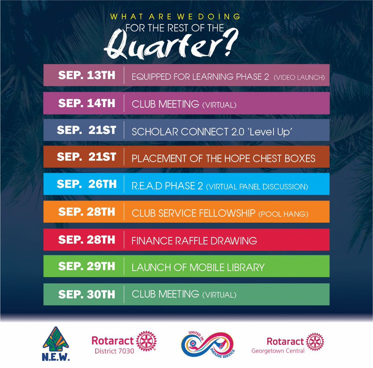 rcgcentral_'s tweet photo. If you’re still wondering what to do for the rest of the month, here’s a list of exciting  things we have in store for the rest of September. 

Follow us for more details! https://t.co/lzGgGqrjZo