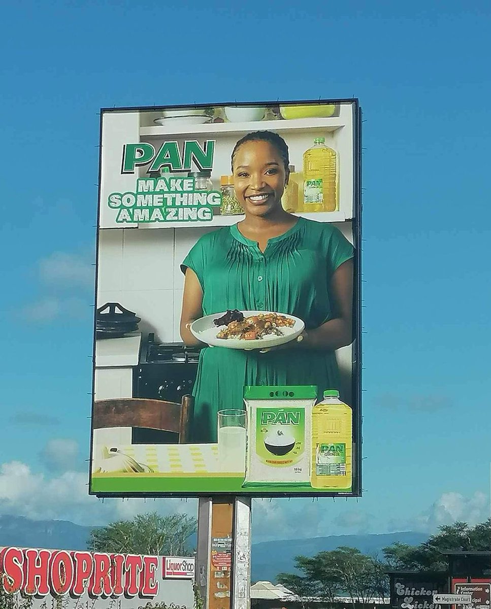 Karabo Bonco (@mskari_k) on Twitter photo #ThrowbackThursday when a high school friend spotted somewhere in Mpumalanga, South Africa. Make something amazing!! <a href="/Shoprite_SA/">Shoprite SA</a> #PanCookingOil #billboard #ThrowbackThursday when a high school friend spotted somewhere in Mpumalanga, South Africa. Make something amazing!! <a href="/Shoprite_SA/">Shoprite SA</a> #PanCookingOil #billboard