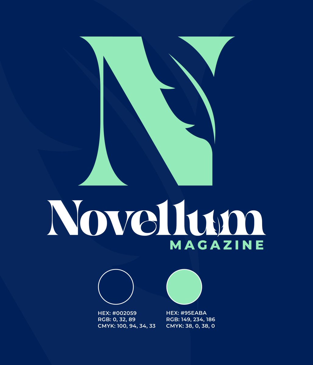 logosbynick's tweet photo. Sometimes nailing the logo is all about finding the right typography for it. This design is for Novellum Magazine: a soon-to-be-released digital magazine that fuses classic literature with pop culture.

Here's the full case study for this one: https://t.co/ToXImkbOih https://t.co/AlBpH2PlZk