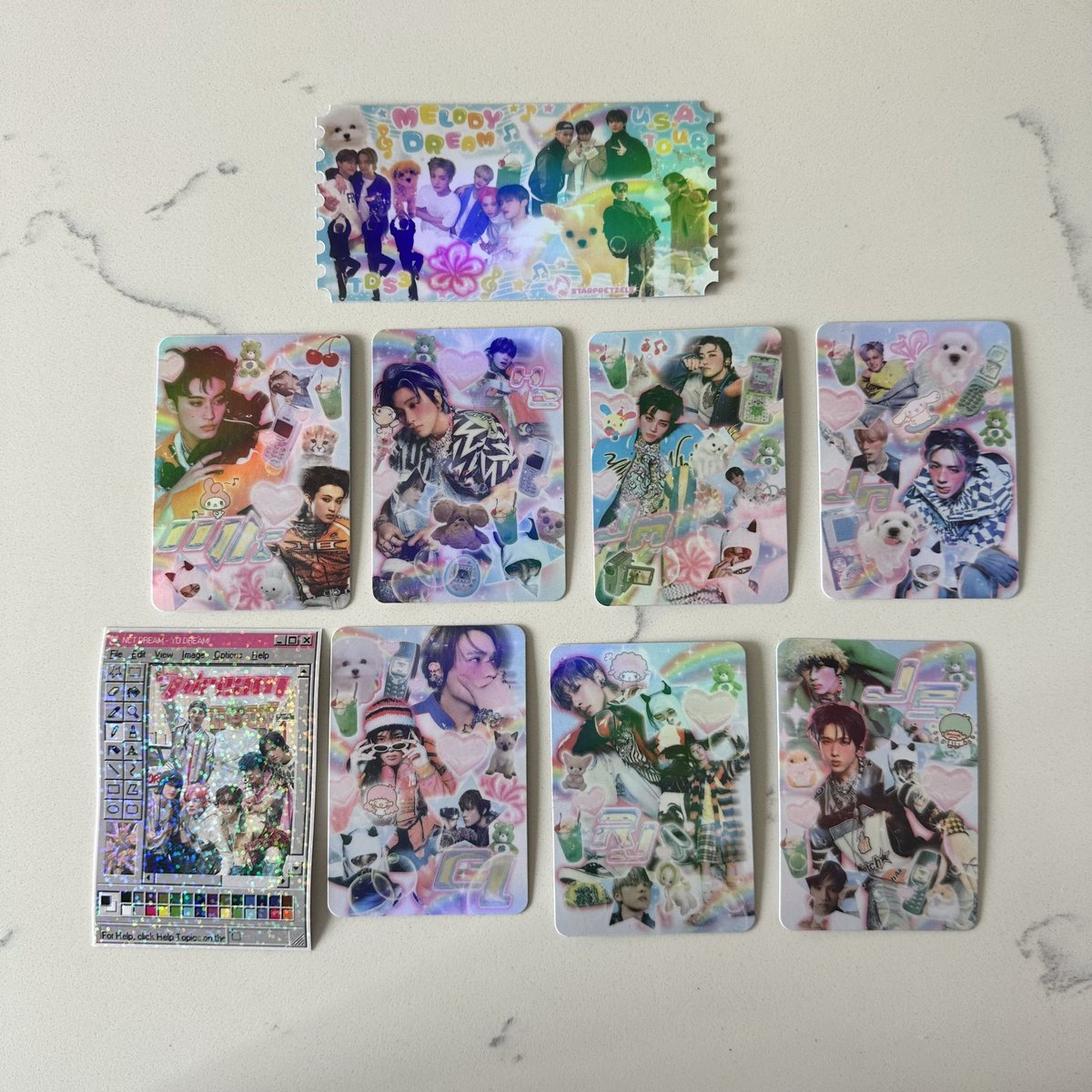 These will be the two sets i’m offering as tds 3 freebies for the stops im going to :3!!! See you today in LA!