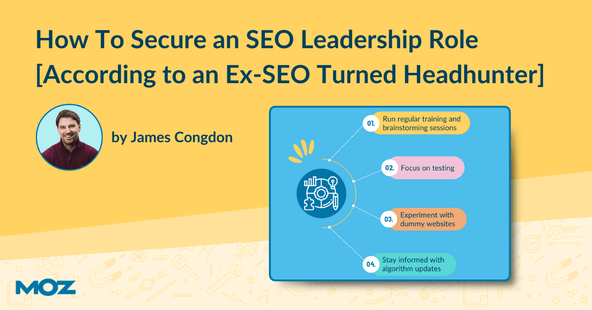 How To Secure an SEO Leadership Role [According to an Ex-SEO Turned Headhunter] dlvr.it/TD8zz1