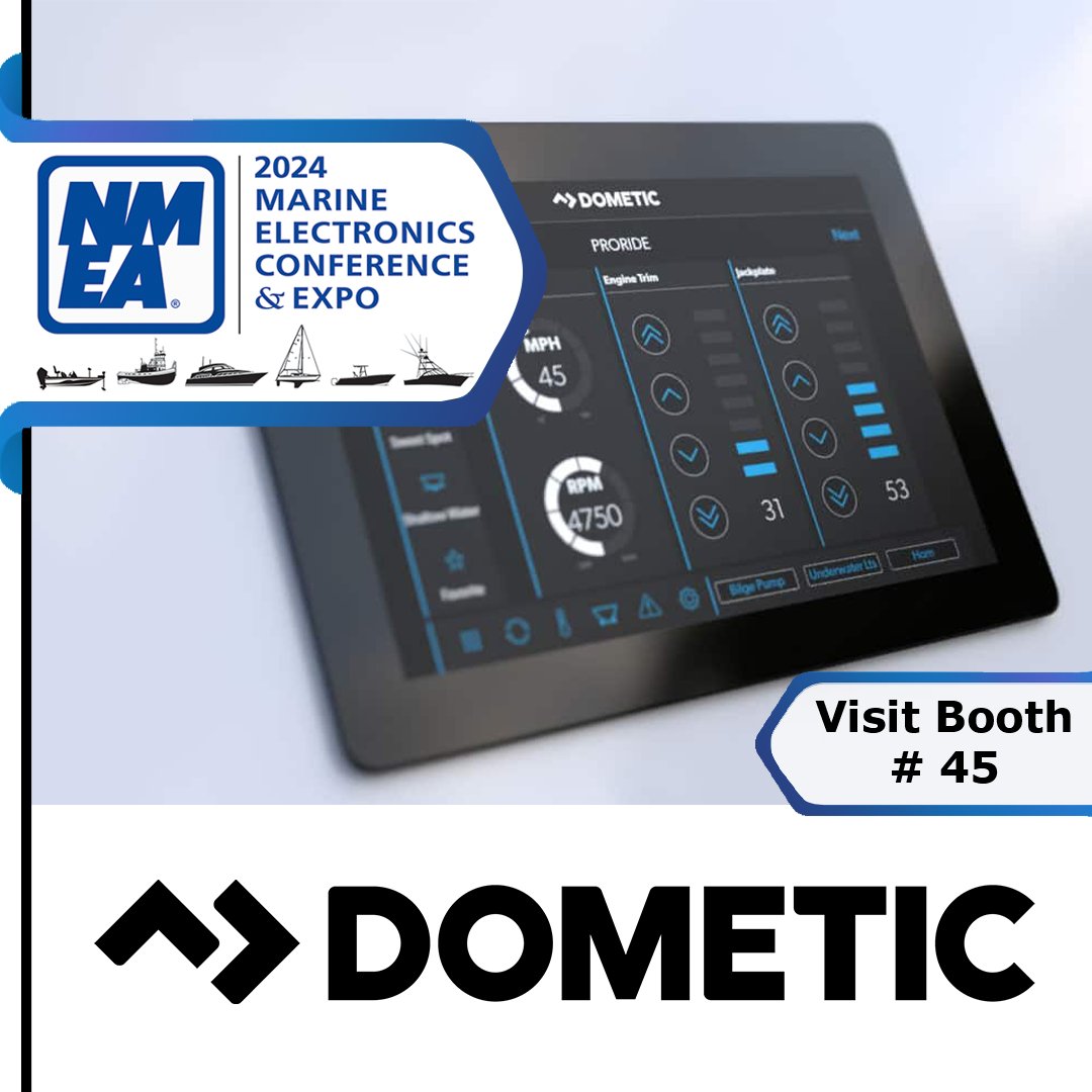 🌊 Visit Dometic in Booth 45 at #NMEA24. Innovative marine solutions, from steering controls to refrigeration systems.⚓️ <a href="/dometic/">dometic</a>

#NMEAConference2024 #NMEA #NMEAOnboard #NMEACertifiedInstaller #OneNet #NMEA2000 #Dometic