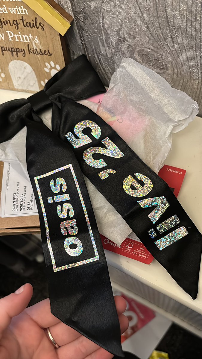 isabelle2001p's tweet image. Why did this have to come today . Guess I won’t be wearing it . Should’ve thought ahead and waited to get tickets @oasis manifesting I get some somehow