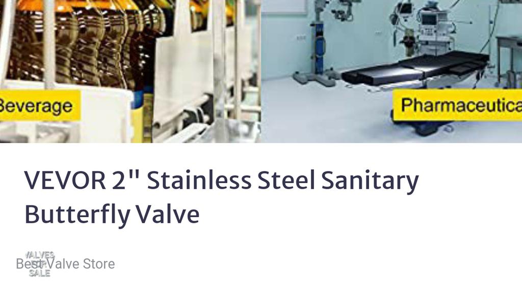 ValvesForSale's tweet image. The VEVOR 2" Stainless Steel Sanitary Butterfly Valve is an essential component for any industrial piping system.

Read more 👉 lttr.ai/AW1wx

#FlowForgeValves #2Inch #StainlessSteel #ProductReviewScore #StainlessSteelConstruction #Vevor #ButterflyValveFeatures