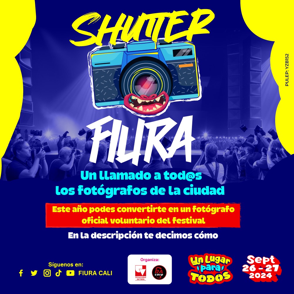 Si tienes pasión por capturar momentos inolvidables y quieres formar parte de la 16ª edición del FIURA 🎶, ¡Esta es tu oportunidad! 🤘🏼
Inscríbete del 11 al 17 de septiembre. ⬇️
forms.gle/cR6gVgULEWkKvT…