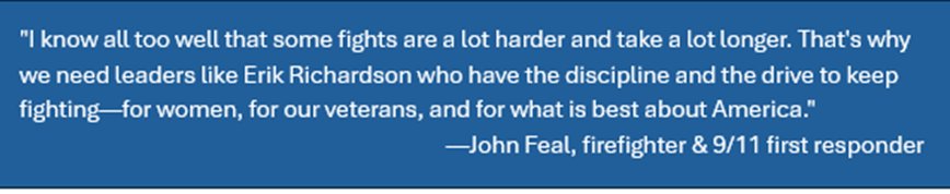 This! This means a lot to me. <a href="/TheJohnFeal9117/">John Feal</a> is a tireless American hero who fought for way too many years to finally win justice and relief for the other 9/11 first responders and their families. So proud to have an iron man like him behind me.
