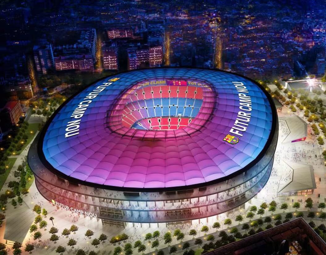 centregoals's tweet photo. 🚨🚨| FC Barcelona have expressed interest in hosting the Finalissima in March 2026 at their newly renovated Camp Nou. 🔵🔴🏟️

[@GermanCarrara via @AlbicelesteTalk] https://t.co/PkNNJApCVG