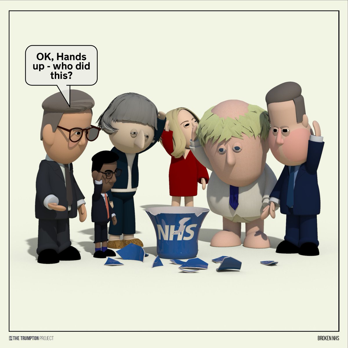 "OK, Hands up - who did this?"

#NHS