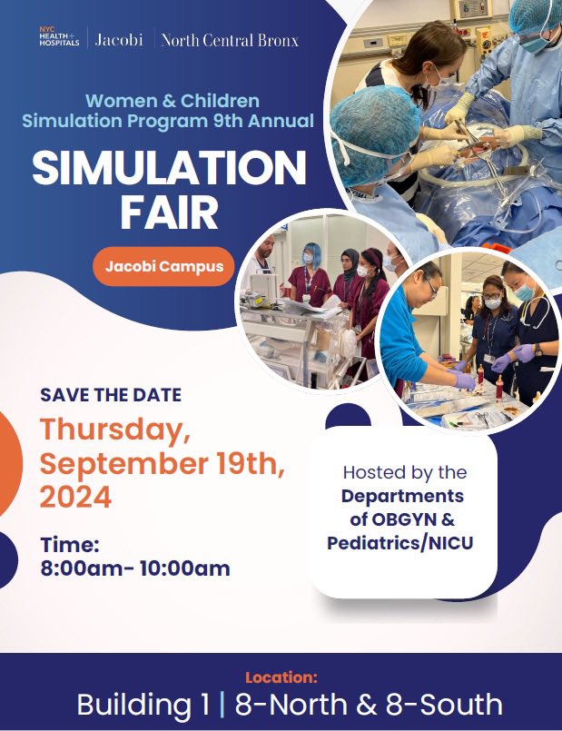 see you there! @JacobiHosp #HealthSimNYC